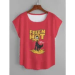 Feeling Hot Graphic Tee – Bold Cartoon Print | Yaarwear